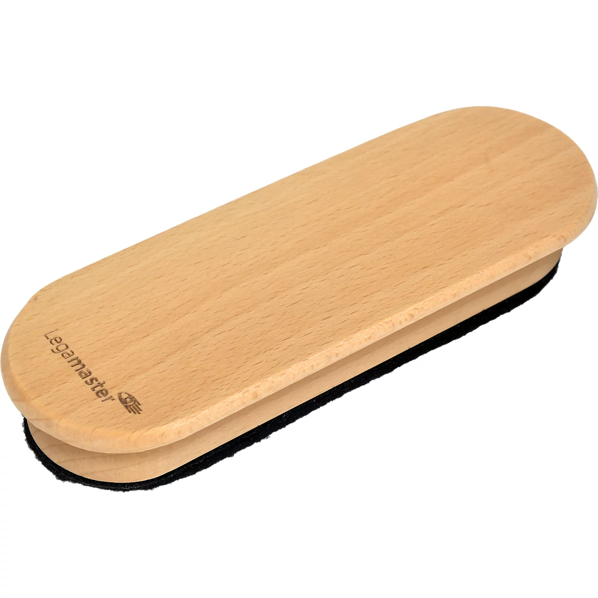 Whiteboardlöscher Legamaster WOODEN, magnetisch, austauschbare Pads, B 45 x T 30 x H 150 mm, Buchenholz, braun